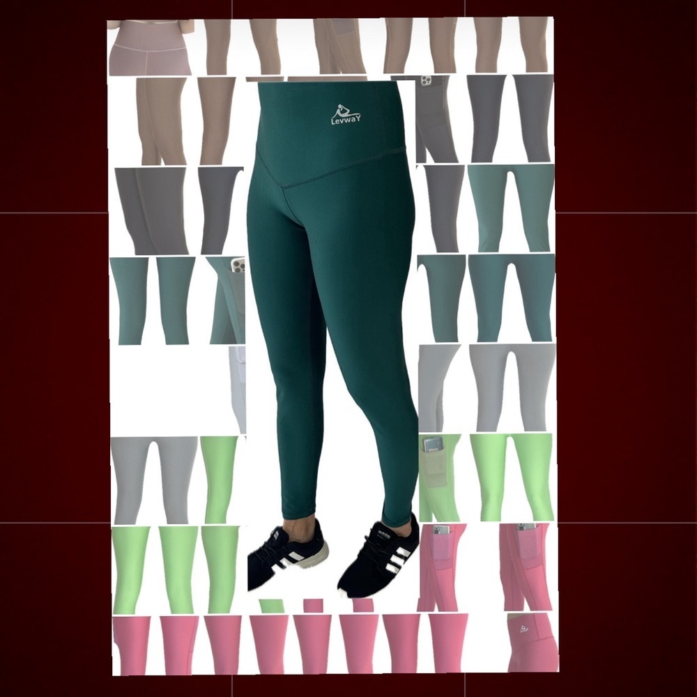 LEVWAY Leggings-NEW BRAND-Sportswear. Supplex material, Exercise